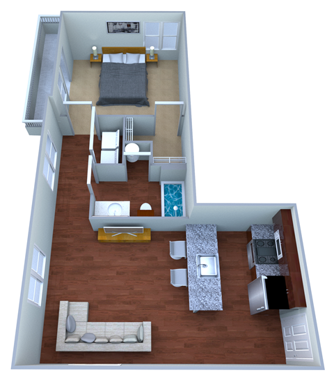 4097-1 Cadillac Drive 1-3 Beds Apartment for Rent - Photo Gallery 21